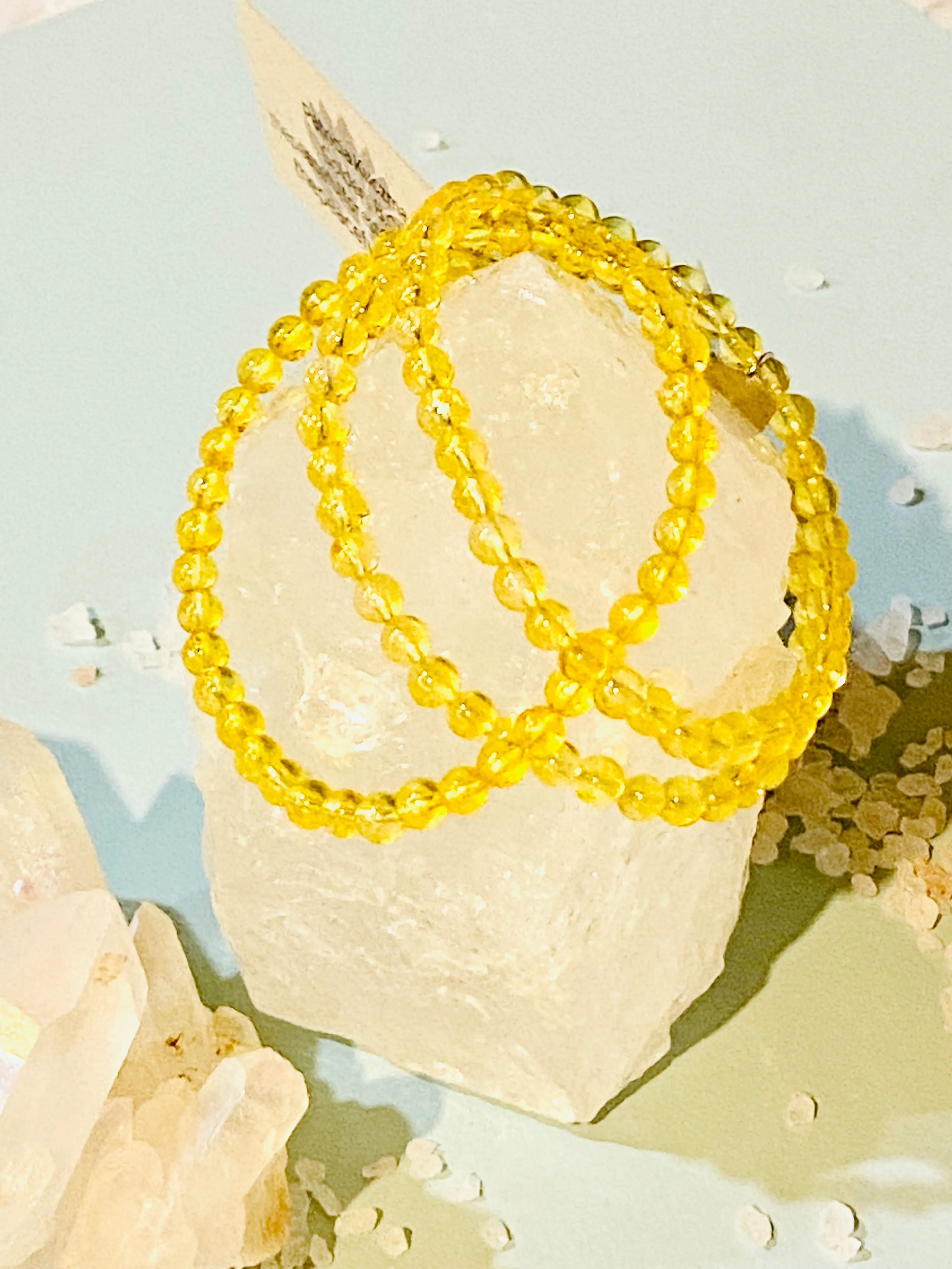 Citrine Nature Inspired Bracelets 4mm