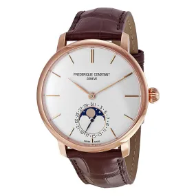Frederique Constant Slim Line Moonshape Automatic Men's Watch FC-705V4S4