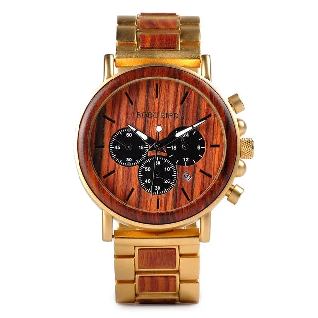 Funki Buys | Watches | Men's Luxury Wood Watch | Gift Box Set