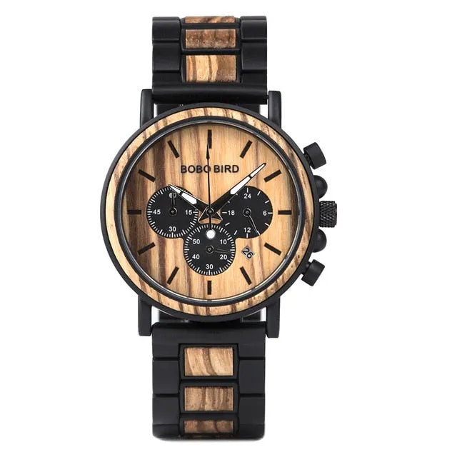 Funki Buys | Watches | Men's Luxury Wood Watch | Gift Box Set