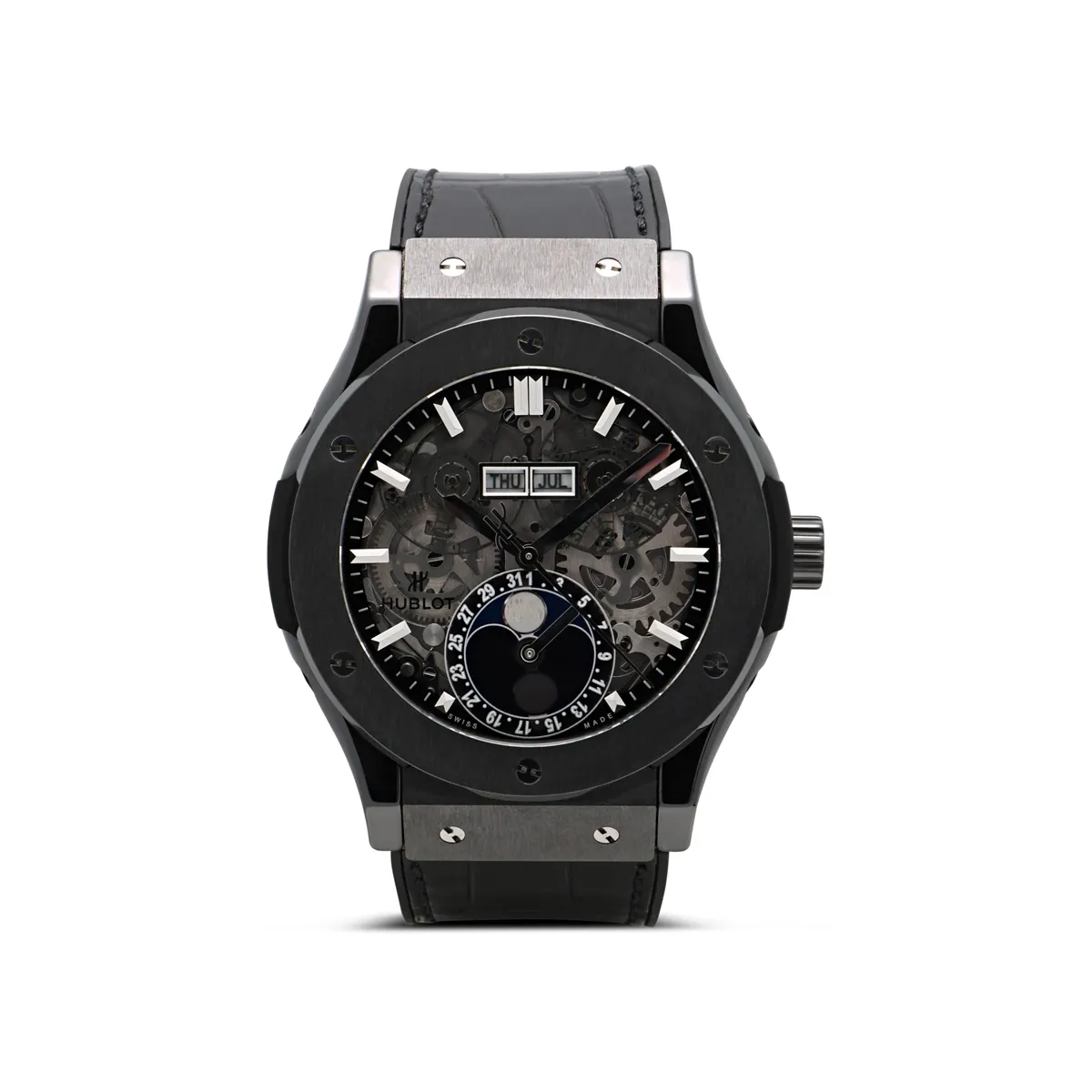 Hublot Classic Fusion Aerofusion Moonphase Black Magic (Preowned)