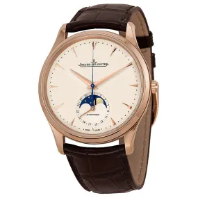 Jaeger LeCoultre Master Ultra Thin Moonphase 18kt Rose Gold Men's Watch Q1362520