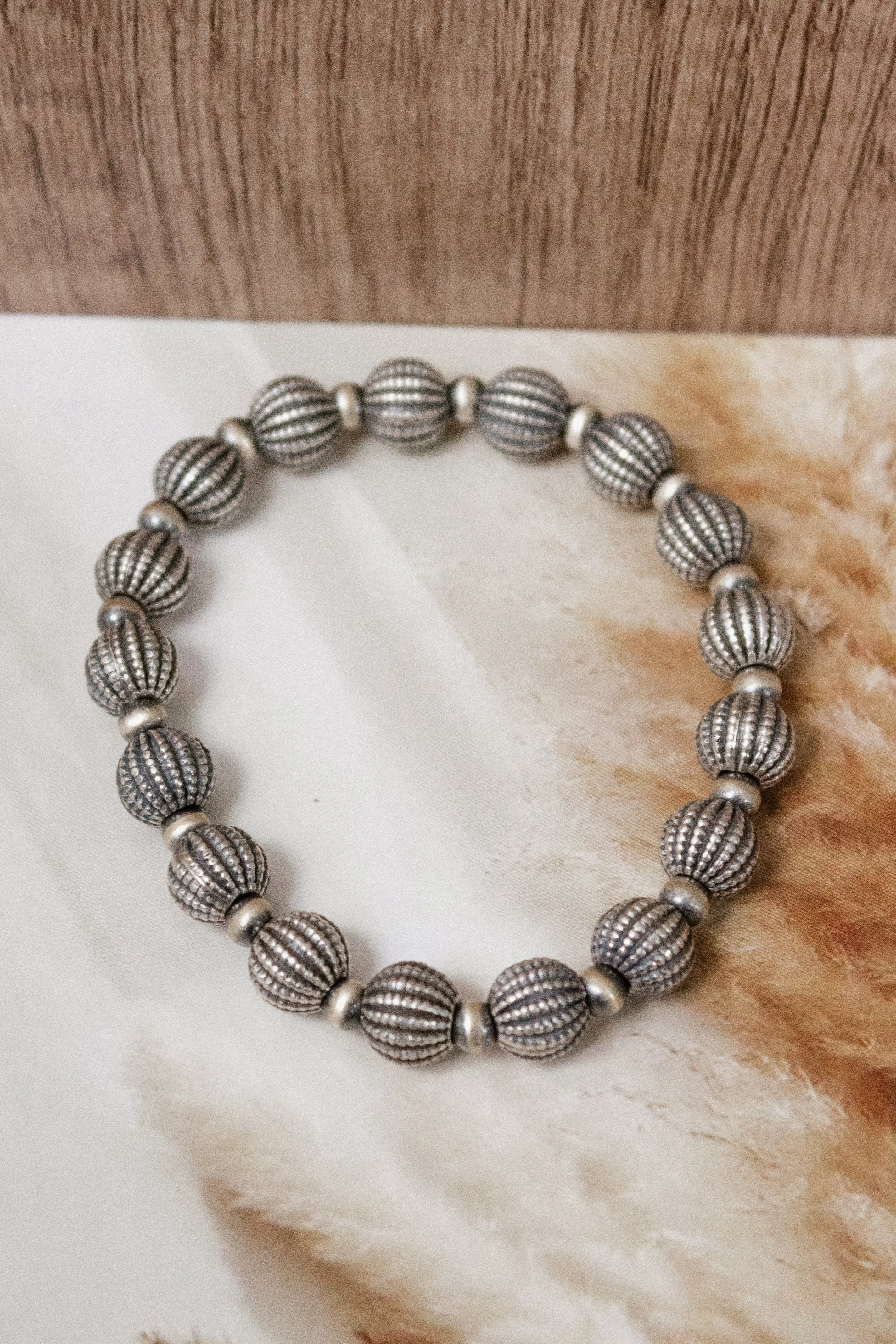 Mini Multi Desert Pearl Beaded Stretch Bracelet