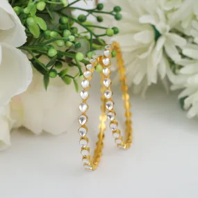 Pachi Kundan Bangle