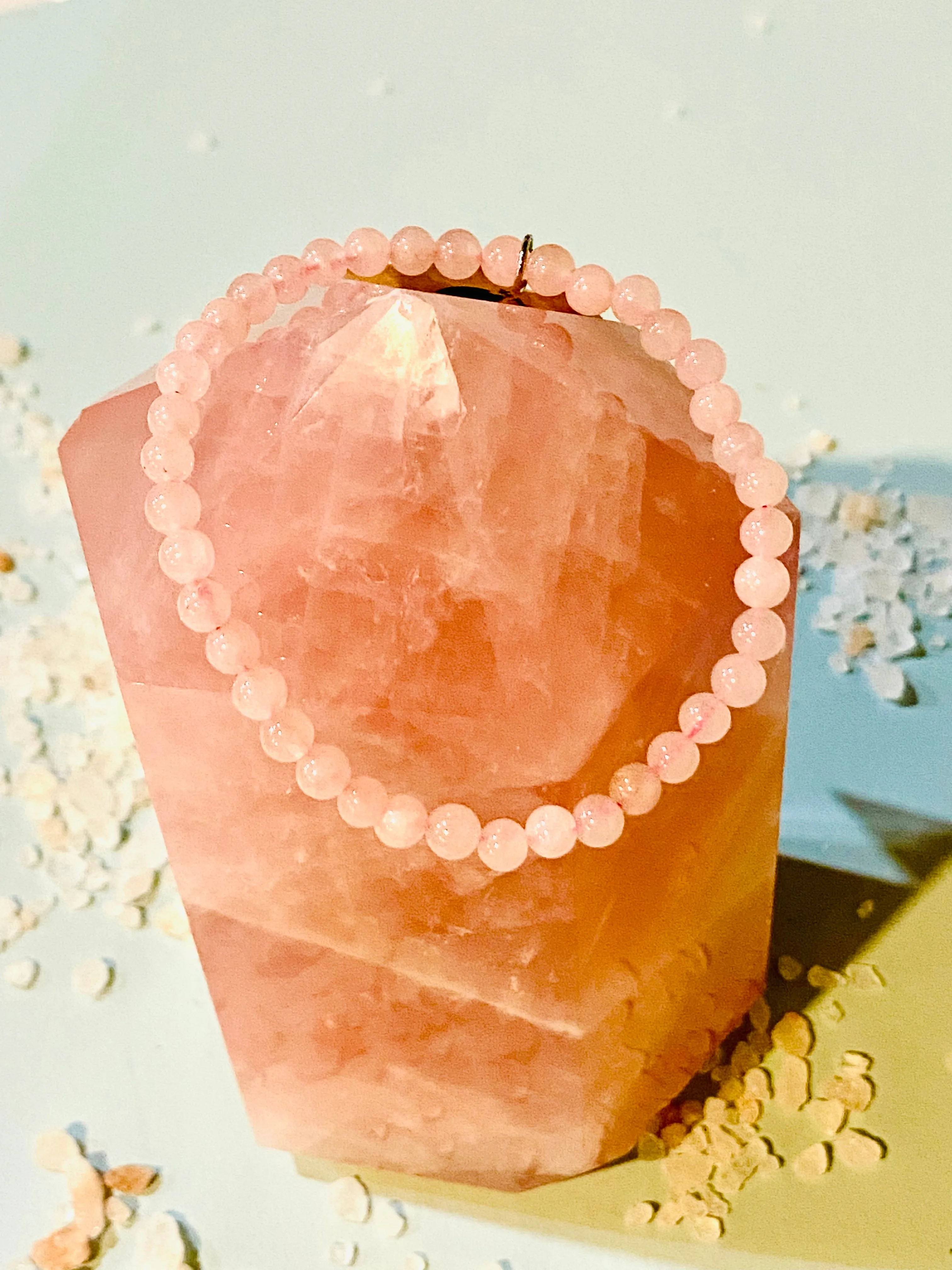 Rose Quartz Nature Inspired Bracelets 4mm