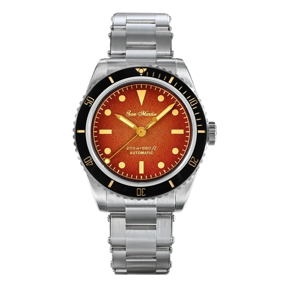 San Martin Men Watches 38mm Diver 6200 Retro Water Ghost Luxury Sapphire NH35 Automatic Mechanical Vintage Watch 20Bar Luminous